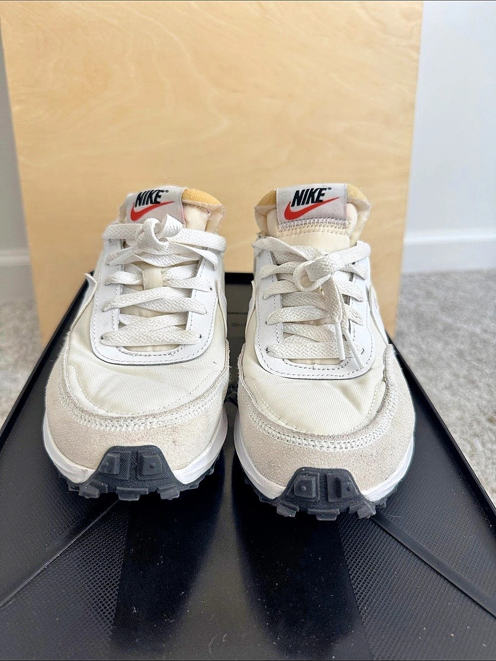Nike White & Gray Sneakers